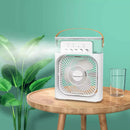 Mini Aire Acondicionado Portátil 3 en 1 – Ventila, Humidifica y Refresca al Instante con Luz LED