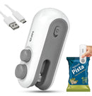 Mini Sellador De Bolsas 2 En 1 Con Carga USB – Conserva la Frescura de tus Alimentos