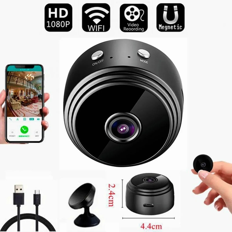 Cámara Espía Wifi 1080p con Visión Nocturna y Detección de Movimiento