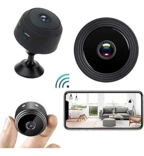 Cámara Espía Wifi 1080p con Visión Nocturna y Detección de Movimiento