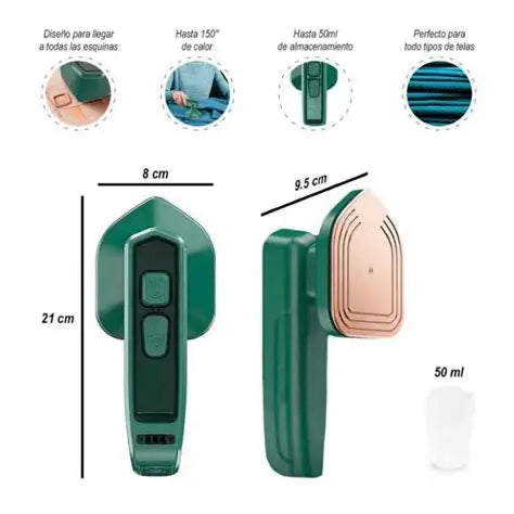 MINI PLANCHA PORTÁTIL A VAPOR VIAJERA