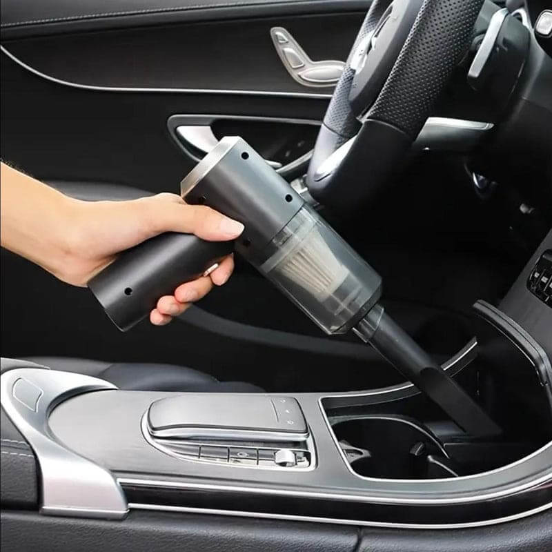 Mini Aspiradora Potente Portátil 15kPa Inalámbrica y Recargable para Carro y Hogar